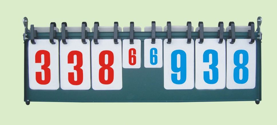 simple basketball volleyball&table tennis turnning scoreboard(iron box 6 digit with small digit ) simple basketball volleyball&table tennis turnning scoreboard(iron box 6 digit with small digit )