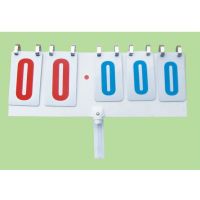 Manual plastice scoreboard used for gymnastics(0050)